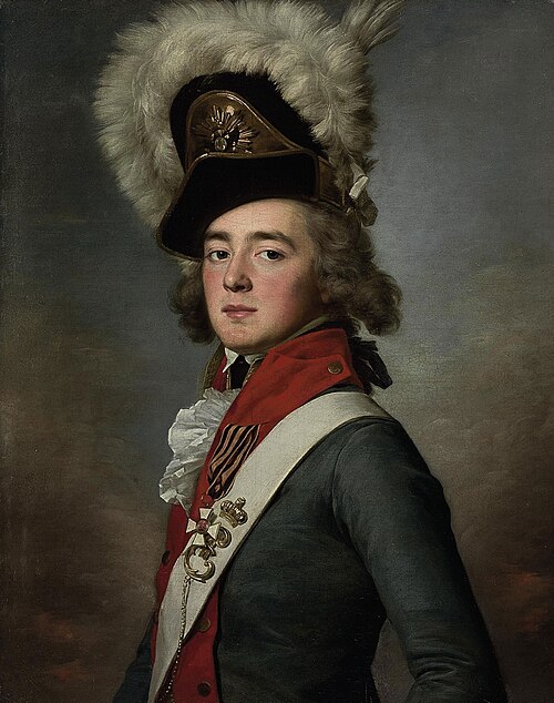 Porträt des Valerian Zubov (1771-1804), 1791, Jean-Louis Voille