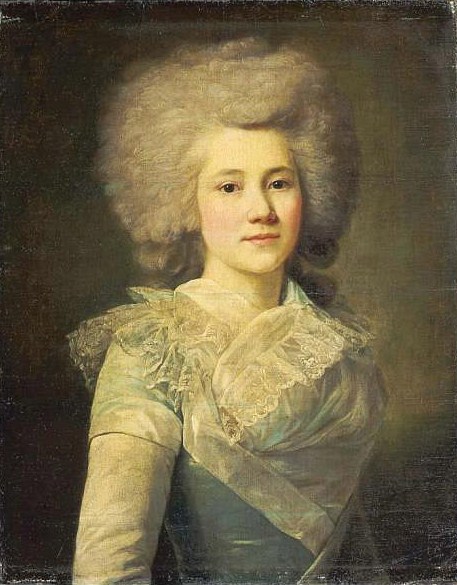 Porträt der Zhenya Dolgorukova, 1789, Jean-Louis Voille