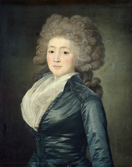 Portrait of Olga Zherebtsova, 1785, Jean-Louis Voille