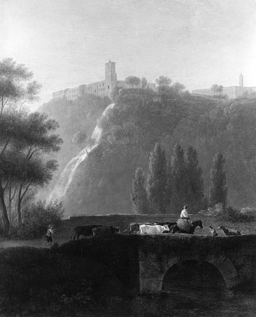 Landscape, the Cascades of Tivoli, , Daniel Dupré