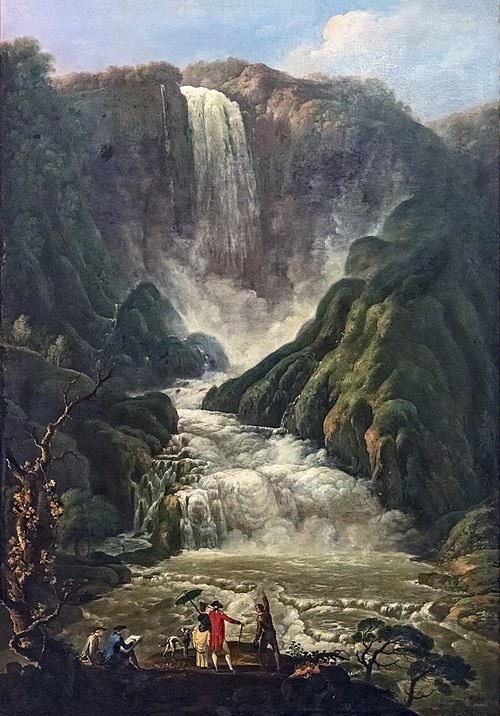 La cascade de Terni, 1779, Carlo Labruzzi