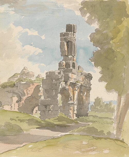 Ruins at Capua, , Carlo Labruzzi