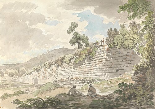Embankment below Ariccia, , Carlo Labruzzi