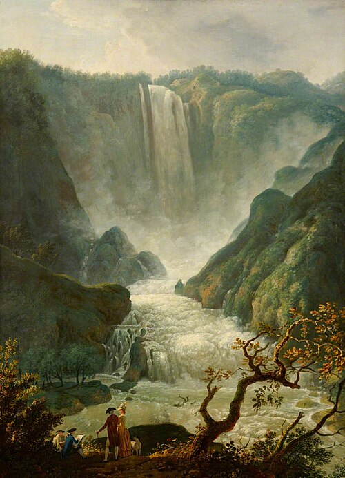 The Falls at Terni, Umbria, 1777, Carlo Labruzzi