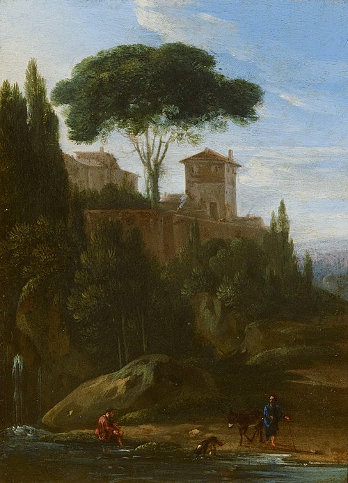 Italianate Landscape with Buildings, 1665, Jan Willemsz. Lapp