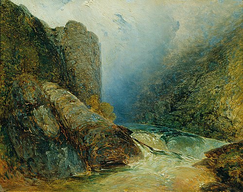 Die Teufelsmauer bei Hohenfurt (Kienberg), 1845, Adalbert Stifter