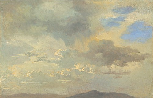 Wolkenstudie, 1840, Adalbert Stifter
