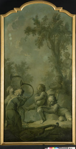 Five Children making Music, 1753, Johann Heinrich Keller (II)