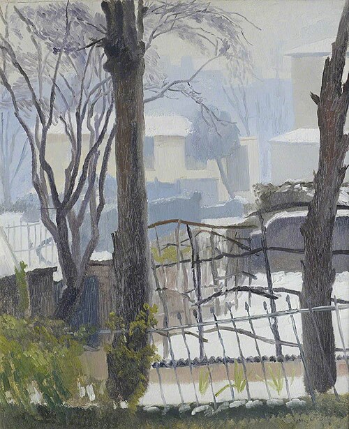 Snow in Hampstead, 1926, Sydney William Carline