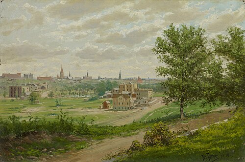 Lowry Hill, Minneapolis, 1888, Alexis Jean Fournier