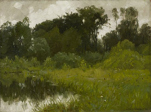 After Rain, on Minnehaha Creek, 1897, Alexis Jean Fournier