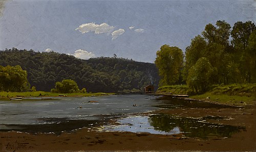 Paysage, 1890, Alexis Jean Fournier