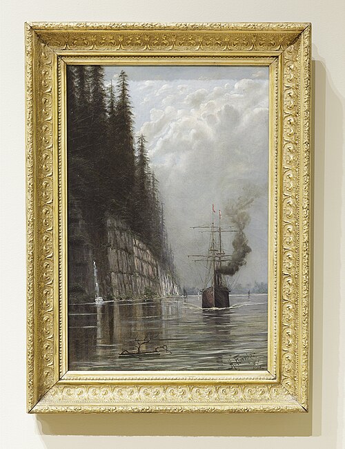 Off the Coast (Lake Superior), 1886, Alexis Jean Fournier