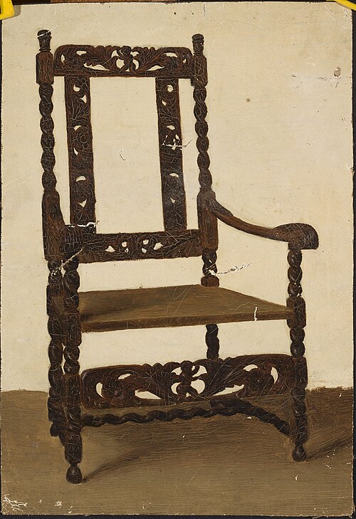 Study of a Renaissance armchair, , Jean Lulvès