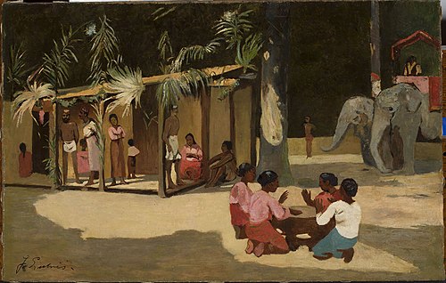 Exotic scene, , Jean Lulvès