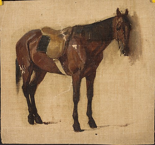 Study of a horse, , Jean Lulvès