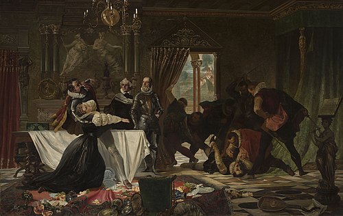 Le meurtre de David Rizzio, 1868, Jean Lulvès