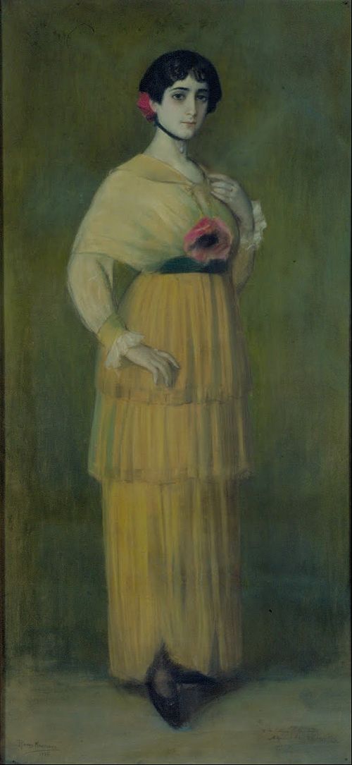 Portrait of Belinda Palavicini, 1915, Alfredo Ramos Martínez
