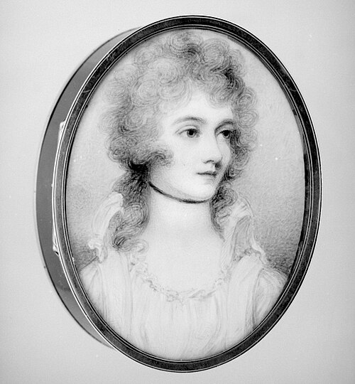 Portrait of a Woman, Possibly Barbara (1768–1829), Marchioness of Donegall, 1790, Anne Mee