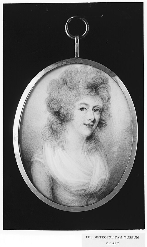 Portrait of a Woman, Said to Be Lady Sophia Boyle, 1790, Anne Mee