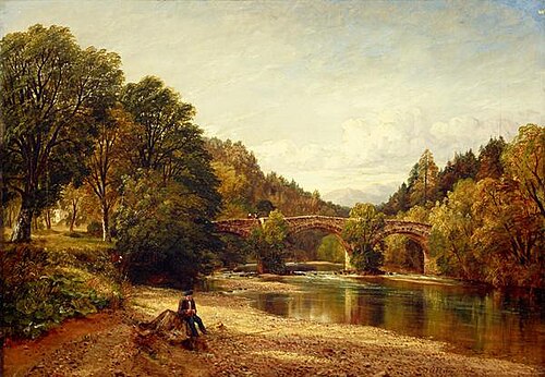 Strowan Bridge, 1856, Arthur Perigal