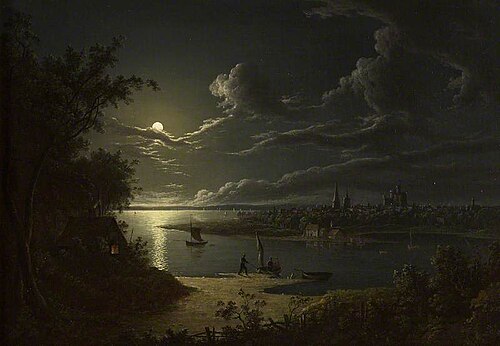 Moonlight Scene, 1819, Sebastian Pether