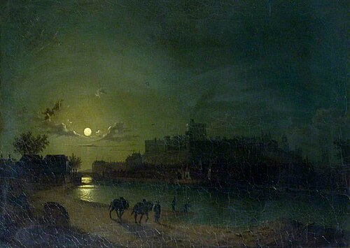 Windsor Castle and Town by Moonlight, , Sebastian Pether