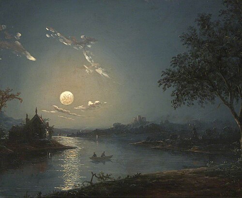 Moonlight, 1840, Sebastian Pether