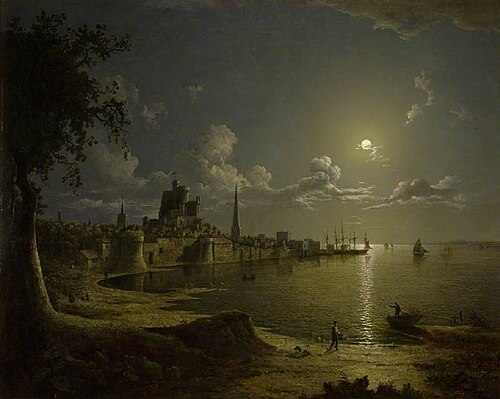 Moonlight Scene, Southampton, , Sebastian Pether