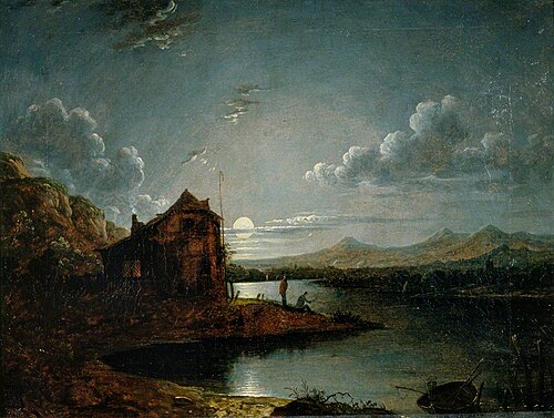 A River Scene with a Cottage, , Sebastian Pether