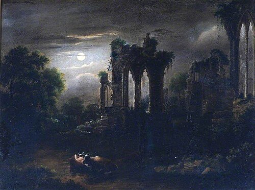 Ruined Church by Moonlight, , Sebastian Pether