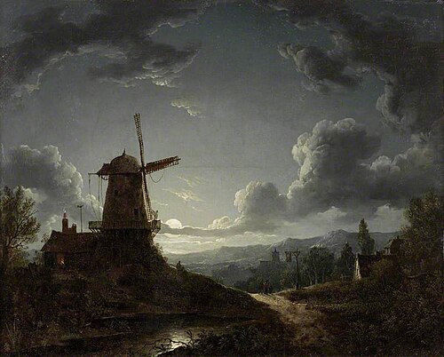 Landscape by Moonlight, 1832, Sebastian Pether