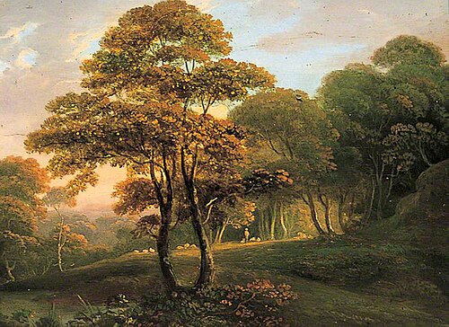 Landscape, Sunny Evening, , John Rathbone