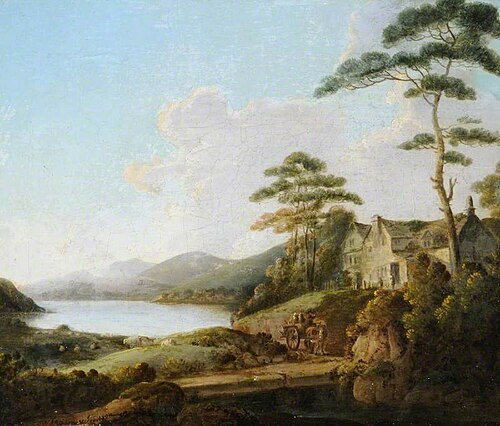Lakeland Scene with a House, , John Rathbone