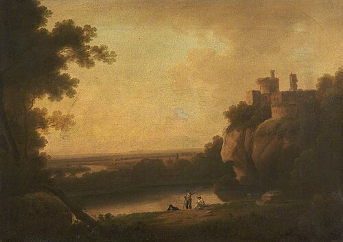 Landscape, Cattle and Trees, , John Rathbone