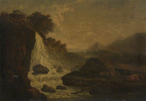 Landscape with Waterfall, , John Rathbone