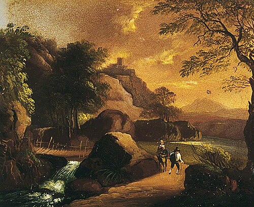 Landscape with a Castle, , John Rathbone