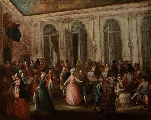 An Assembly at the Pump Room, Bath, , John Sanders