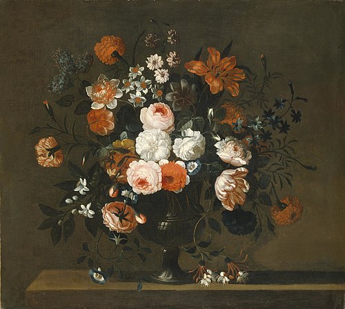 A Vase of Flowers, 1712, Simon Hardimé