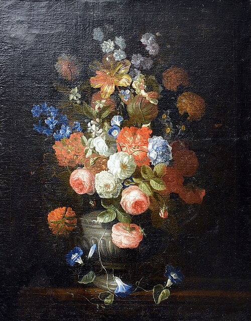 Vase de fleurs, 1800, Simon Hardimé