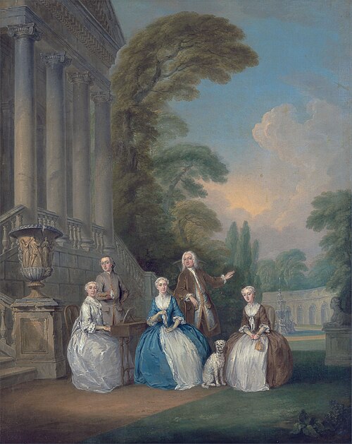 Portrait of a Family, 1740, Joseph Frans Nollekens