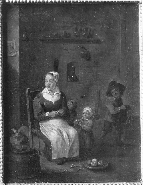 Farmhouse Parlor, 1725, Joseph Frans Nollekens