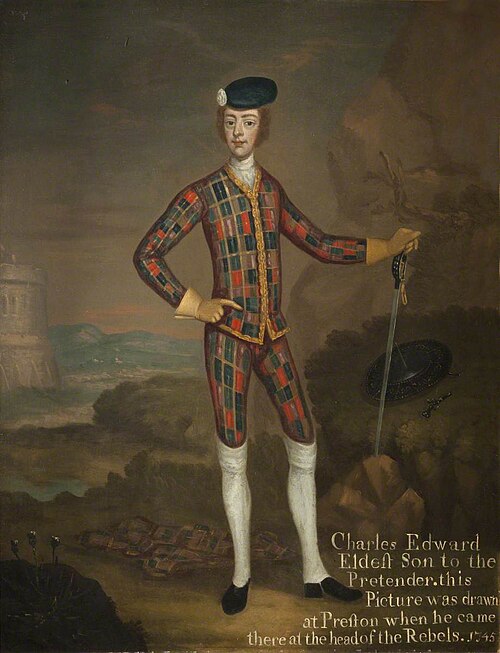 Prince Charles Edward Stuart (1720–1788), Son of the Old Pretender, 1745, James Worsdale