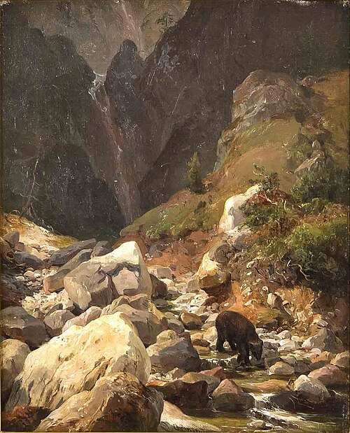 Rocky landscape, , Heinrich Brandes