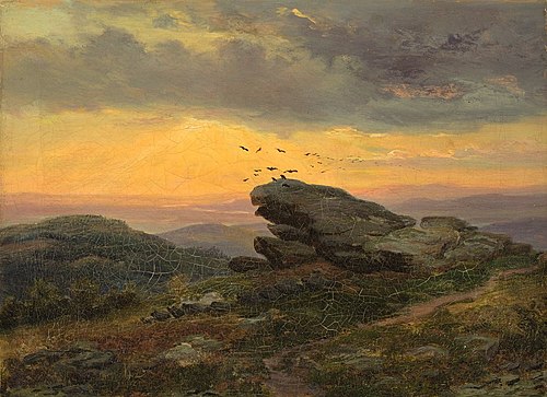 Harz landscape, , Heinrich Brandes