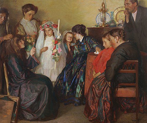 Preparation for the Feast, 1912, Jehudo Epstein