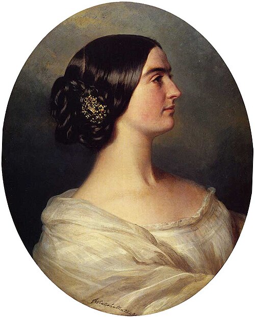 Charlotte Stuart, Viscountess Canning, 1849, Franz Xaver Winterhalter