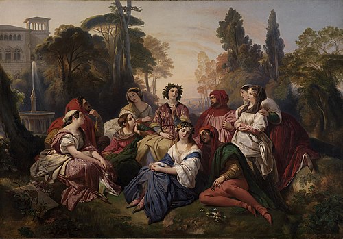 Der Decamerone, 1837, Franz Xaver Winterhalter