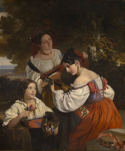 Römische Genreszene, 1833, Franz Xaver Winterhalter