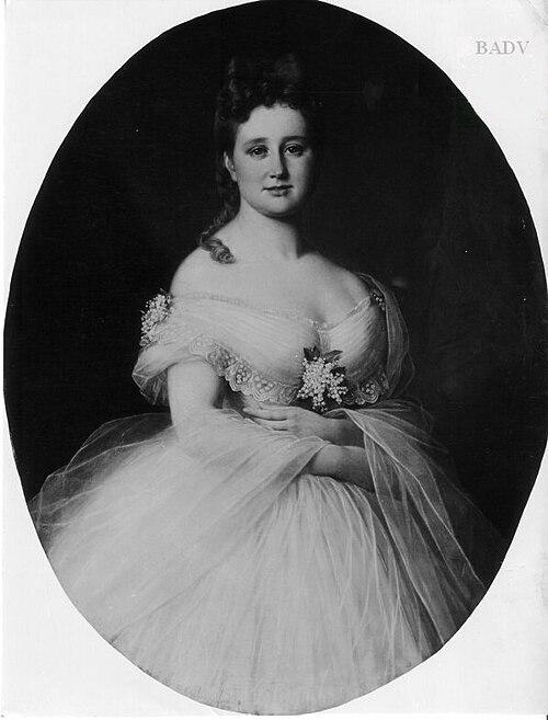 Bildnis der Marquise de Villers in weißer Balltoilette, 1831, Franz Xaver Winterhalter